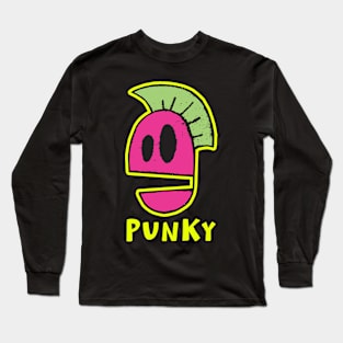 Punky Punk Rock Long Sleeve T-Shirt